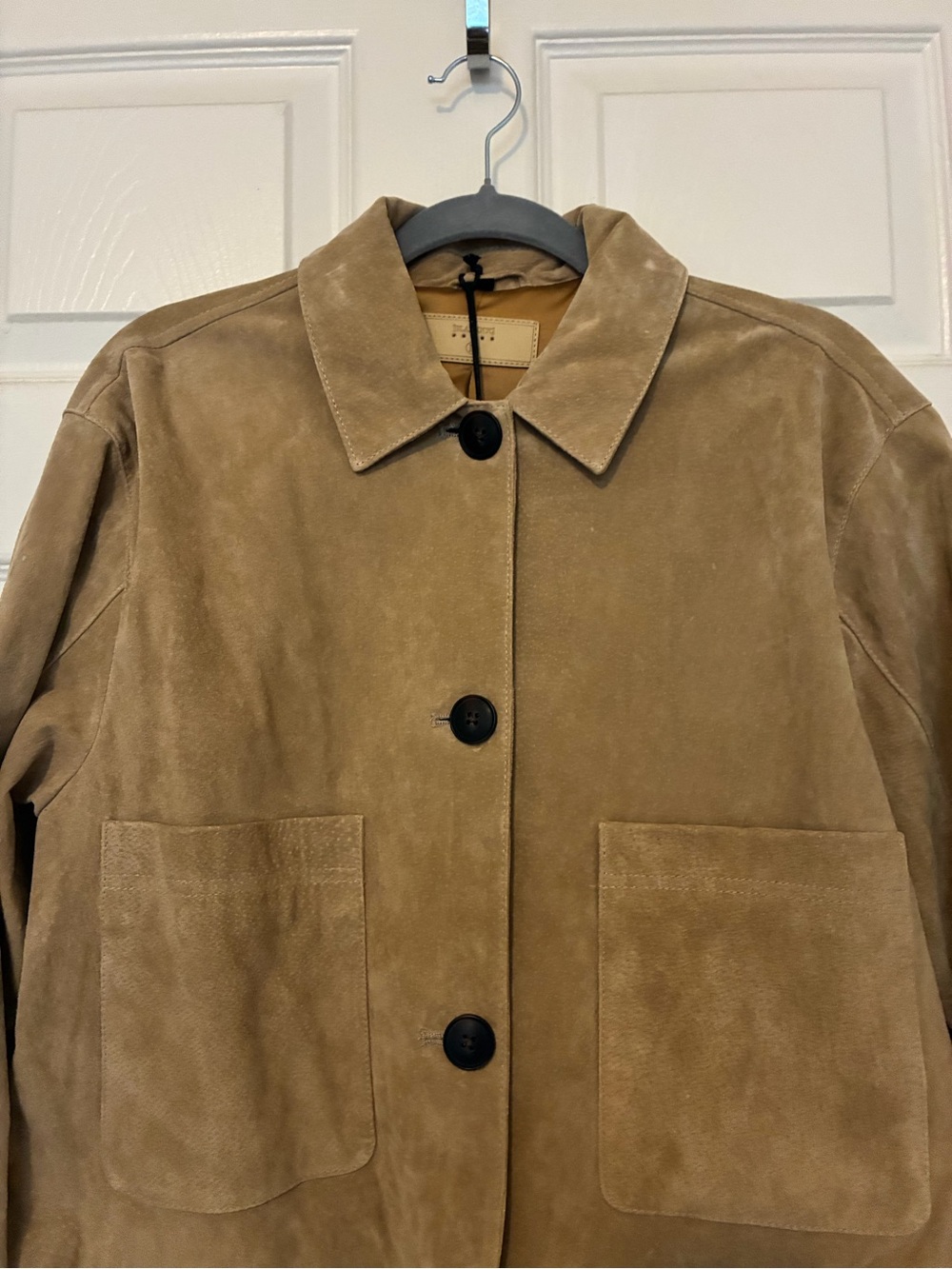 NWT BLANKNYC Anthropologie Cropped Genuine Suede Jacket Large - Picture 2 of 11